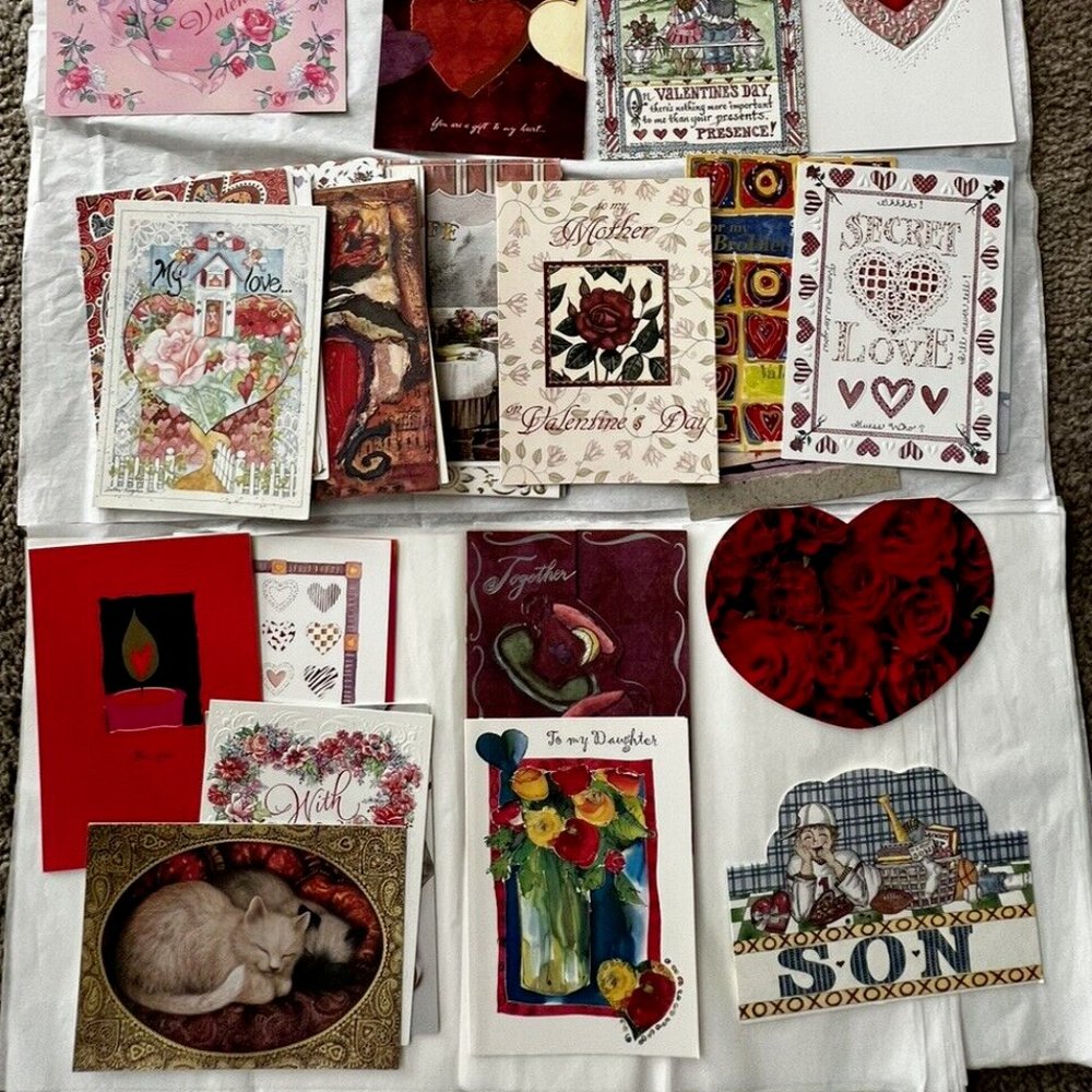 Valentine's Day Greeting Cards - Brand New
